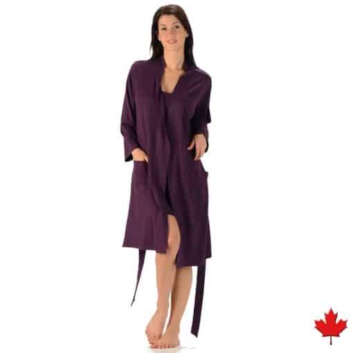 Bamboo Robe made in Canada
