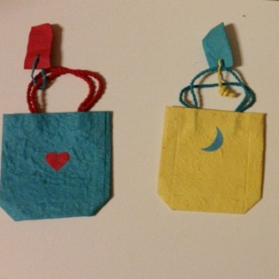 mini gift bags fair trade handmade paper