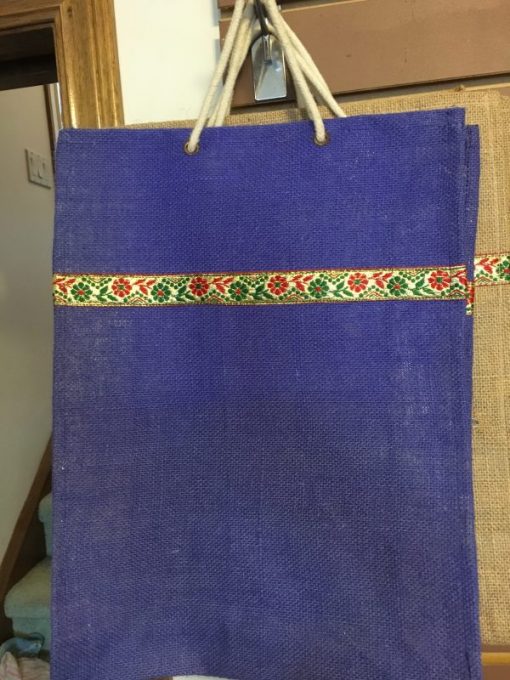 jute gift bag handmade fair trade