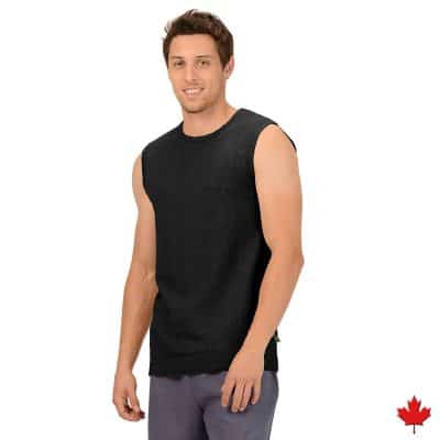 Men's Sleeveless Hemp T-Shirt made in Canada