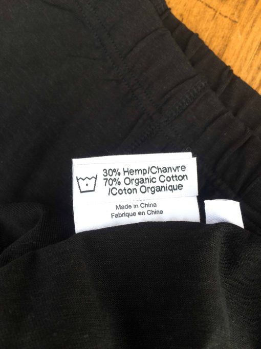 Canadian hemp clothing label organic cotton hemp boxers wholesale