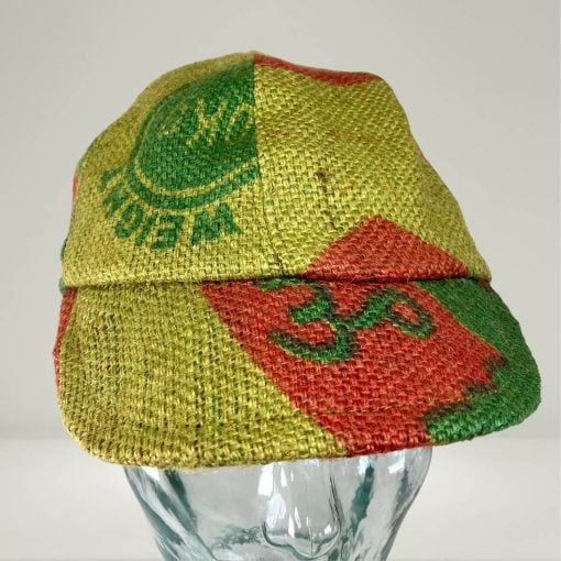 Jute Hat Fair Trade Eco Ball Cap green