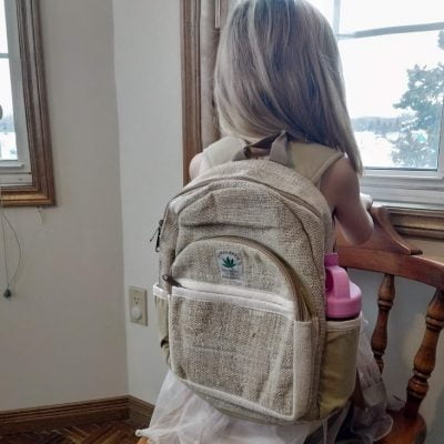 kids hemp backpack