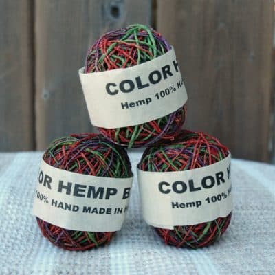 Organic Hemp Twine multicolor