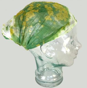 Green tie-dye headband fair trade gifts that give back