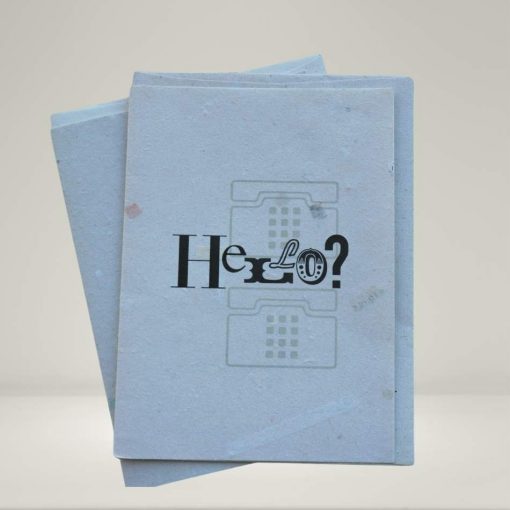 eco recycled greeting card